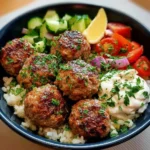 Griechische Fleischbällchen-Schalen