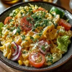 Mexikanischer Straßen maissalat mit frischen Zutaten und Aromen