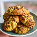 Handgemachte Protein-Kekse in einem dekorativen Behälter