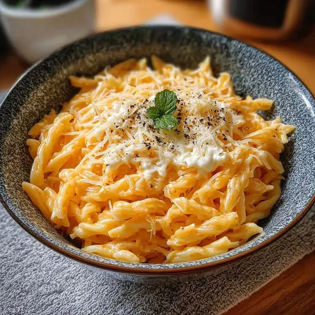 Protein-Nudeln mit Hüttenkäse – eine gesunde und proteinreiche Mahlzeit