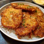 Köstliches Airfryer Zwiebelschnitzel, perfekt knusprig und aromatisch zubereitet