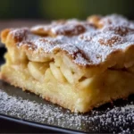 Leckerer Apfelkuchen mit saftigen Äpfeln und knusprigem Teig