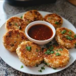 knusprige Reispatties aus der Heißluftfritteuse