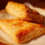 Leckere Apfeltaschen aus Blätterteig mit frischen Äpfeln gefüllt