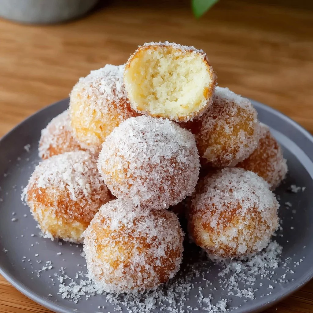 Quarkbällchen nach Oma's Rezept, frisch gebacken und golden braun