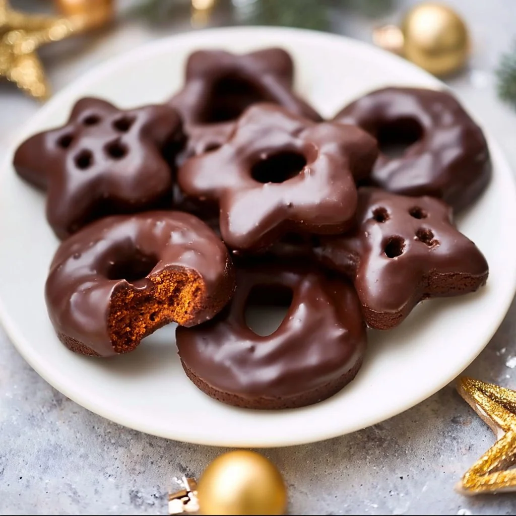 Weiche vegane Lebkuchen mit Lebkuchengewürzen und getrockneten Aprikosen