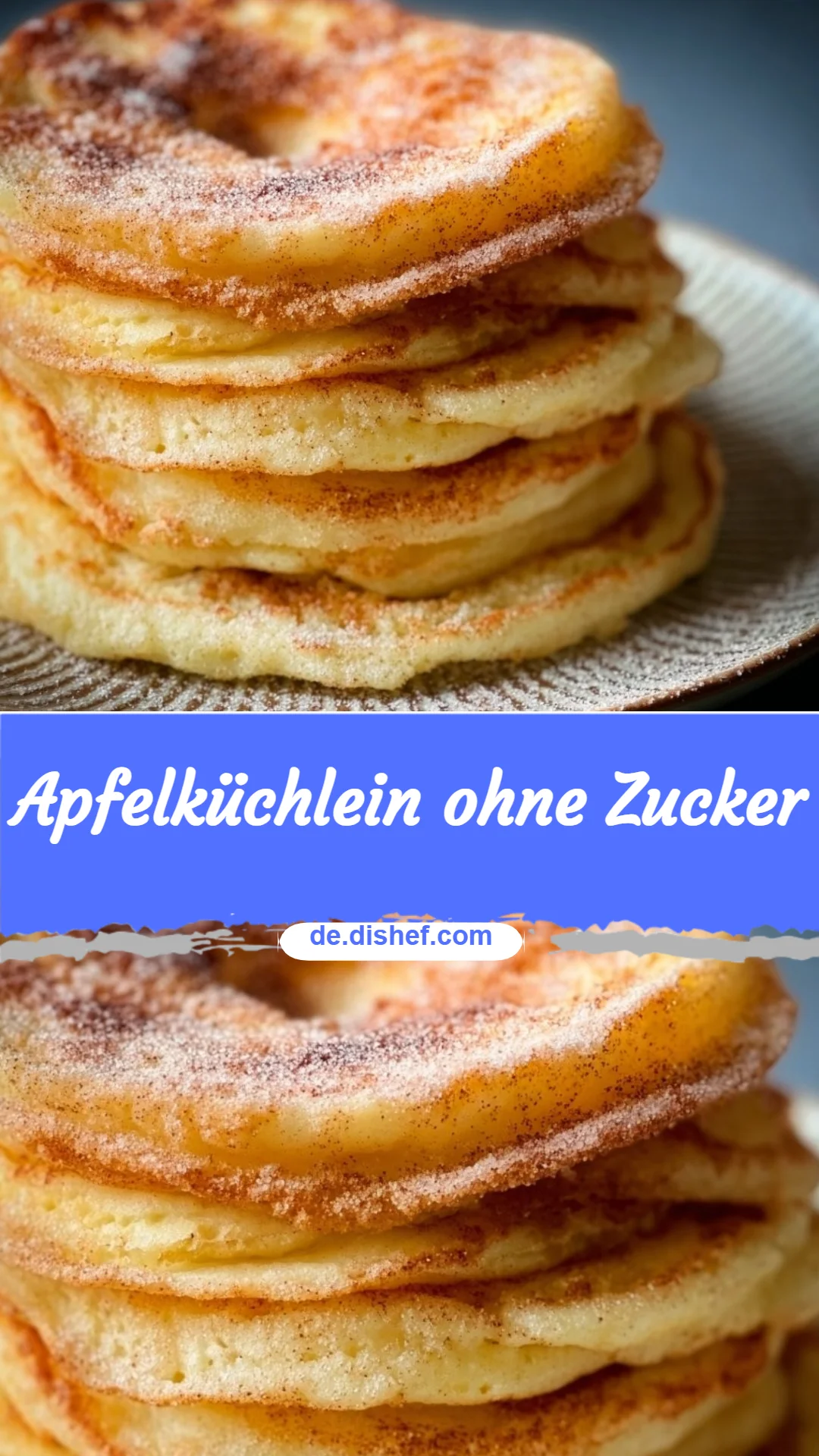 Apfelküchlein ohne Zucker