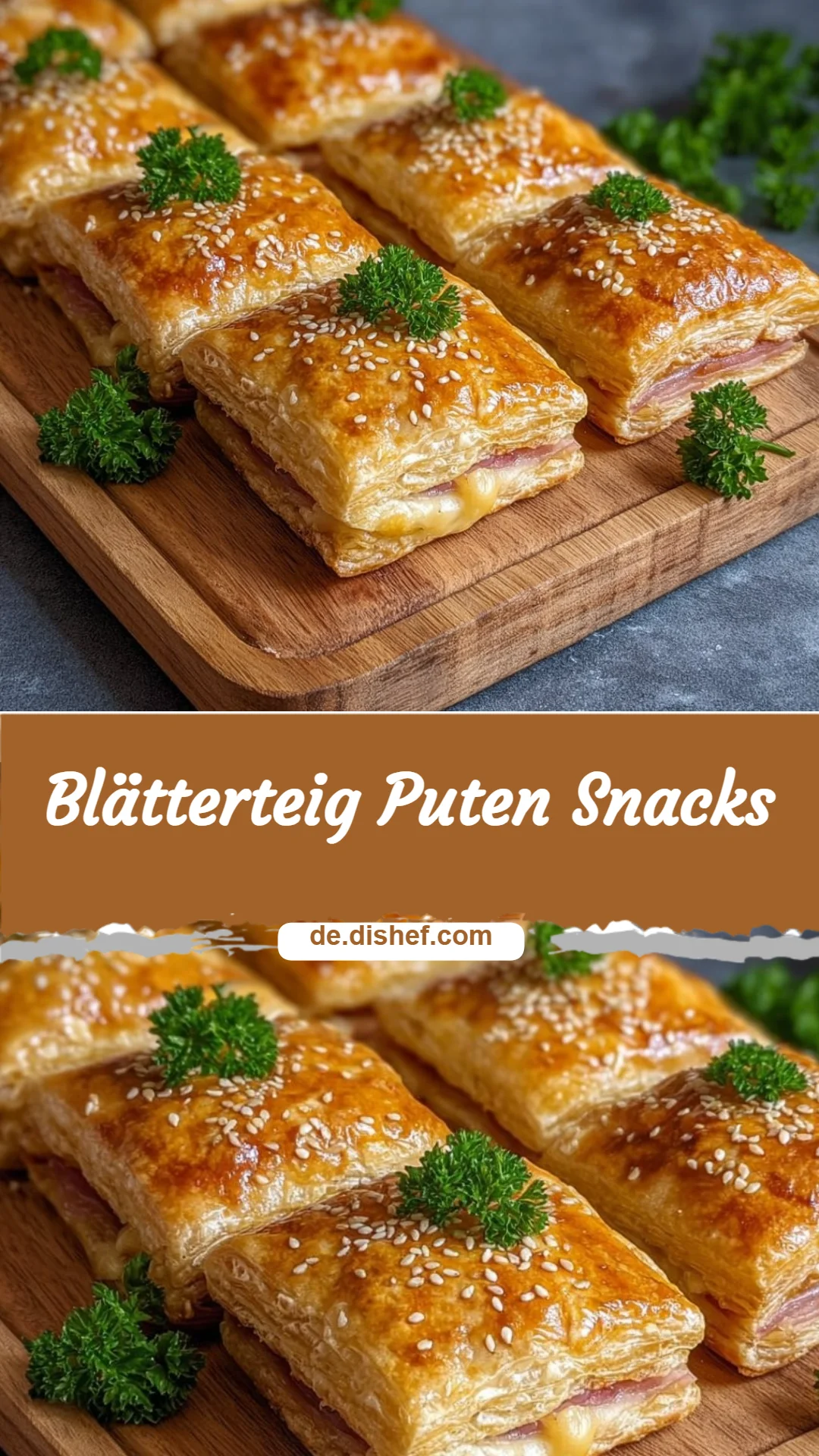 Blätterteig Puten Snacks