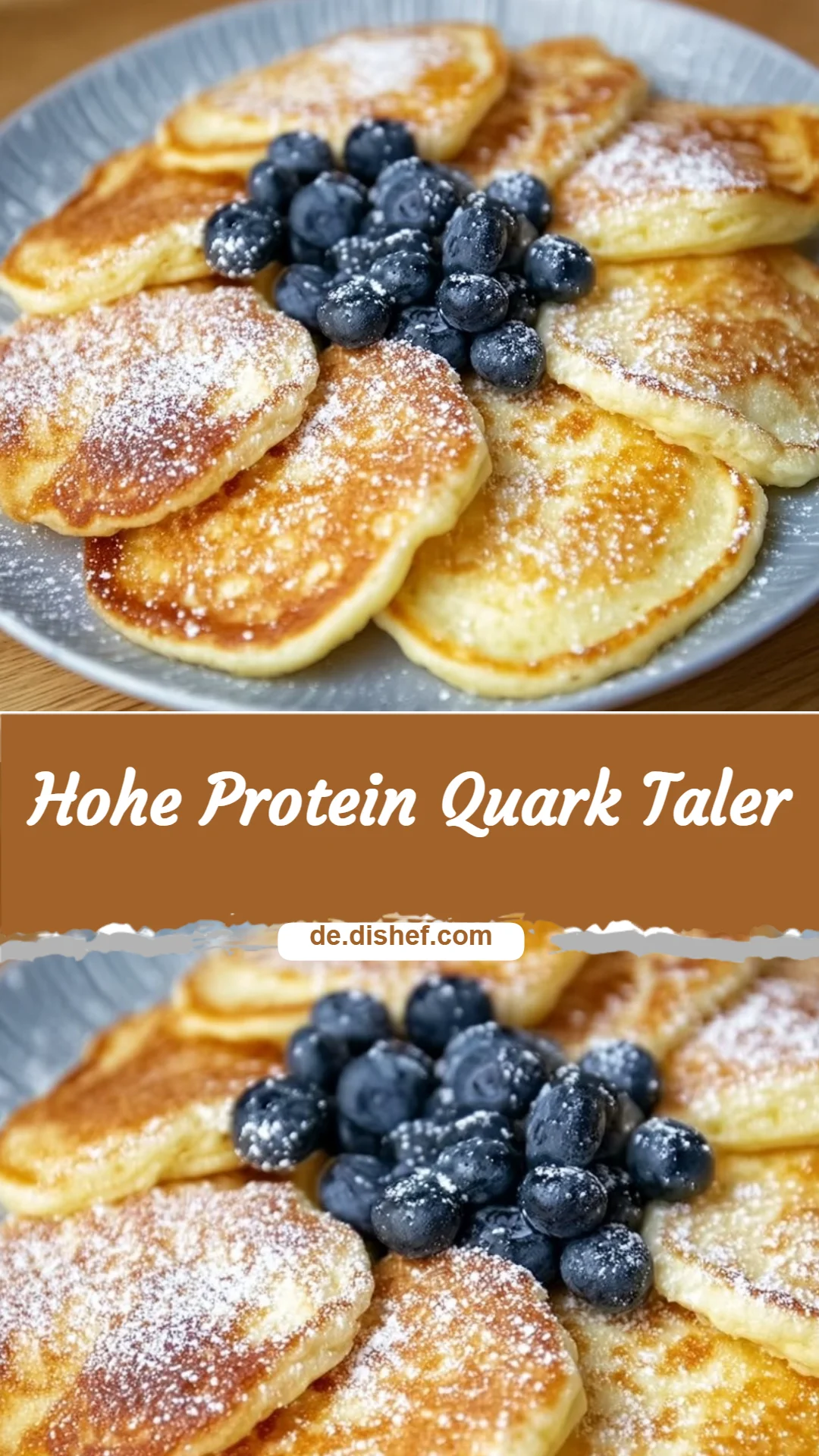 Hohe Protein Quark Taler