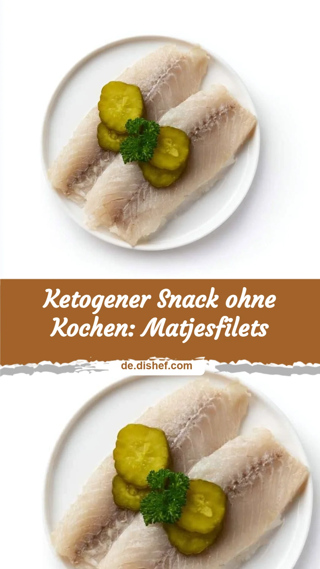 Ketogener Snack ohne Kochen: Matjesfilets