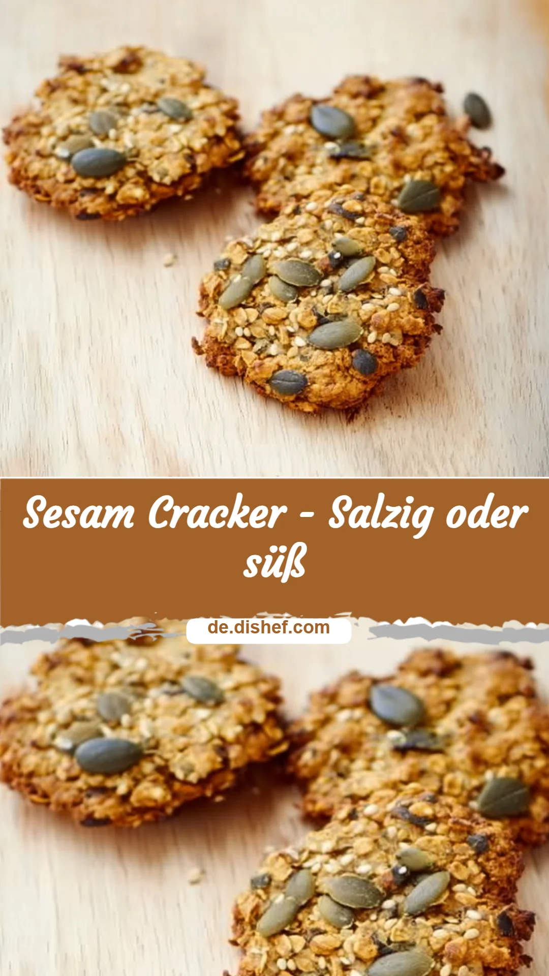 Sesam Cracker - Salzig oder süß