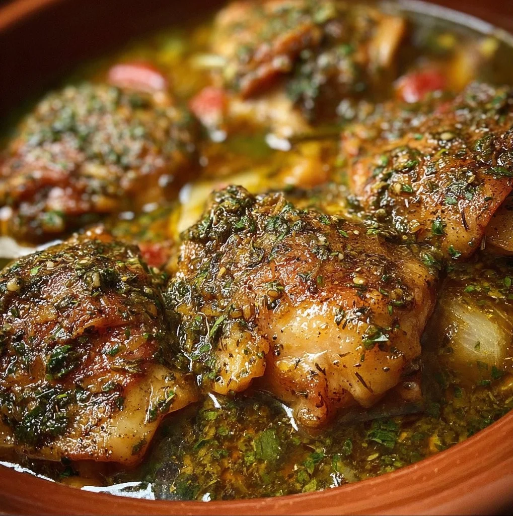 Crockpot Italienisches Hühnchen Gericht im Slow Cooker