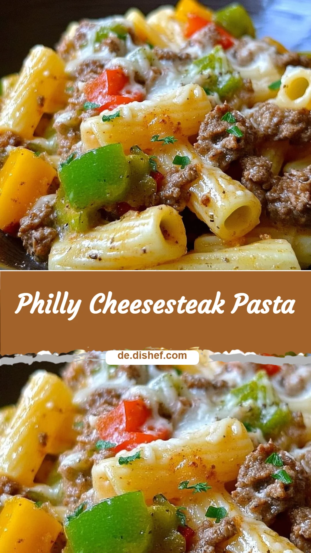 Philly Cheesesteak Pasta