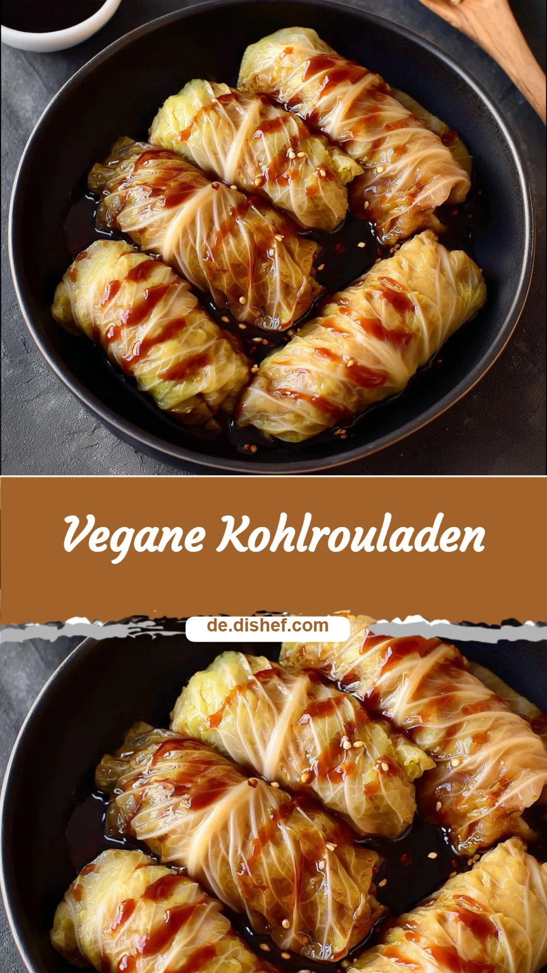 Vegane Kohlrouladen