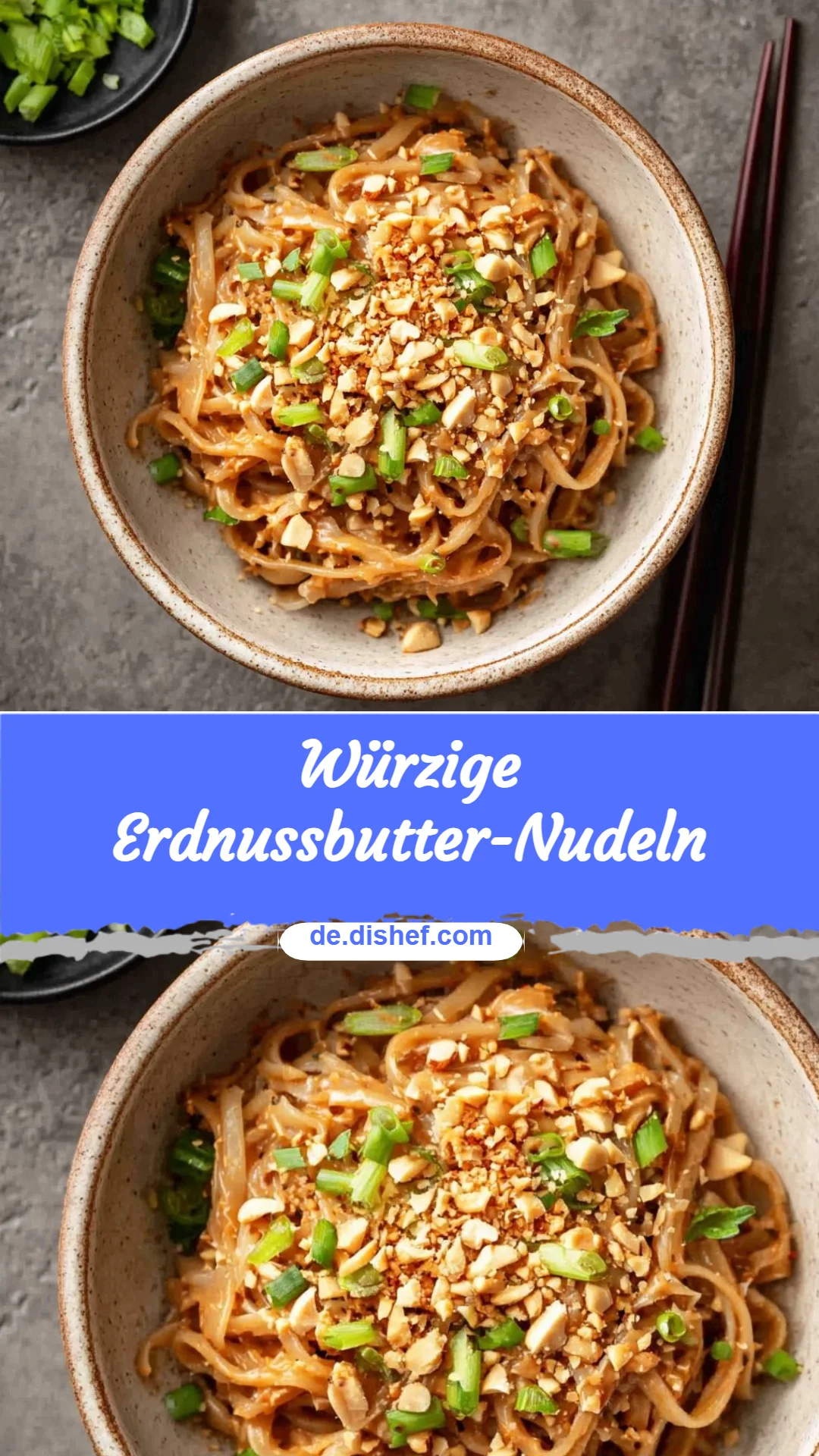 Würzige Erdnussbutter-Nudeln