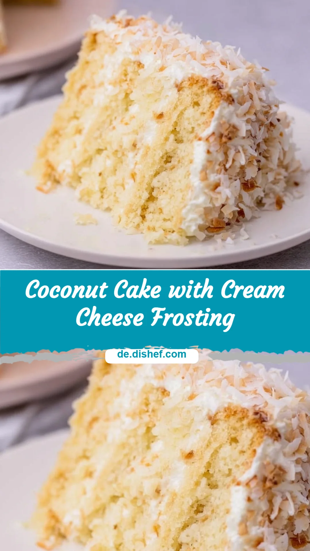 Coconut Cake with Cream Cheese Frosting