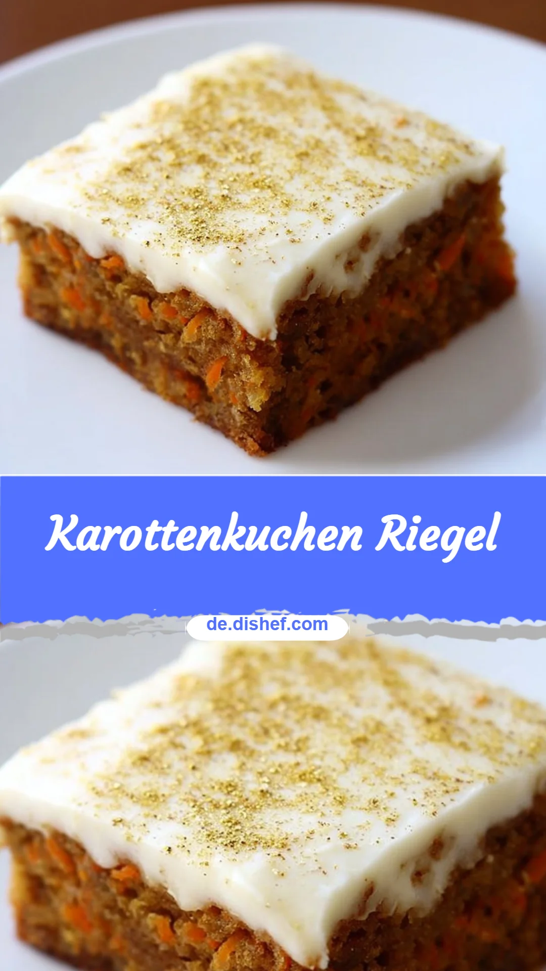 Karottenkuchen Riegel