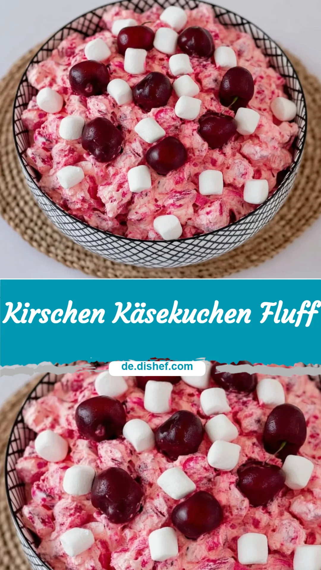 Kirschen Käsekuchen Fluff