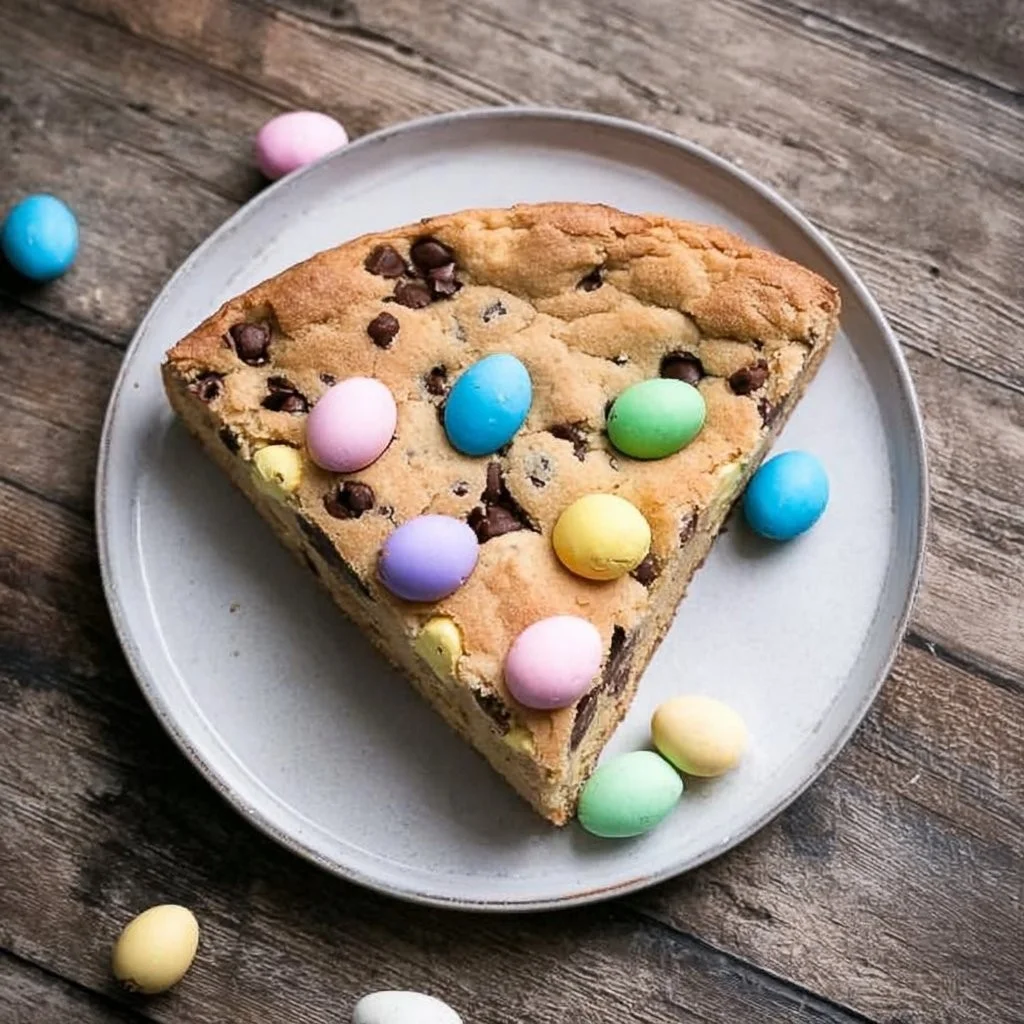Leckerer Oster-Kekskuchen mit bunten Dekorationen und fröhlichem Design