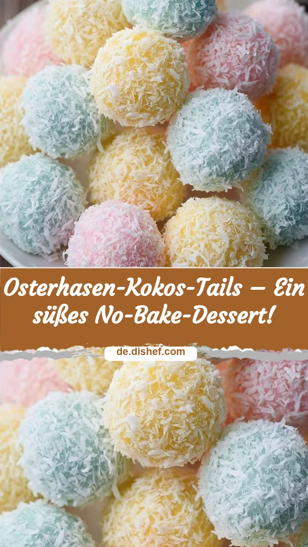 Osterhasen-Kokos-Tails – Ein süßes No-Bake-Dessert!