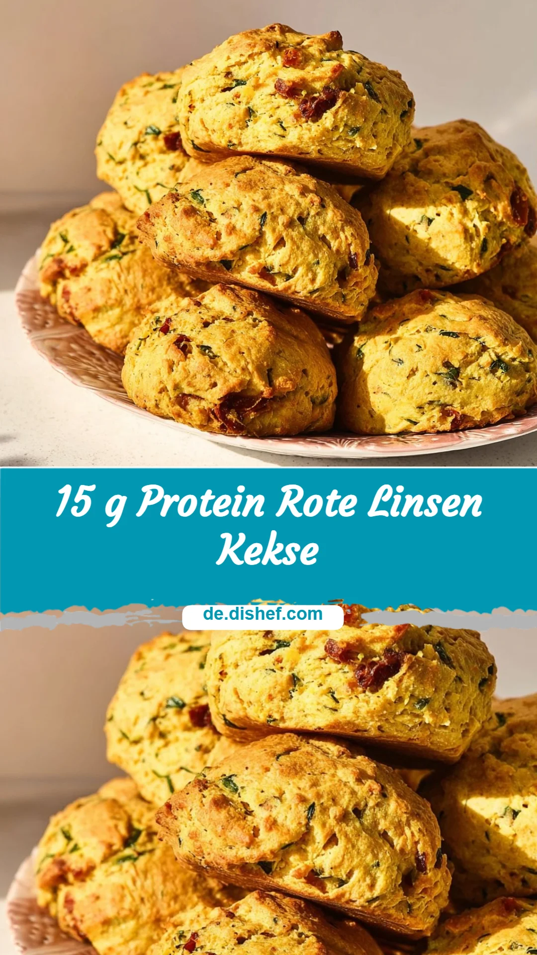 15 g Protein Rote Linsen Kekse