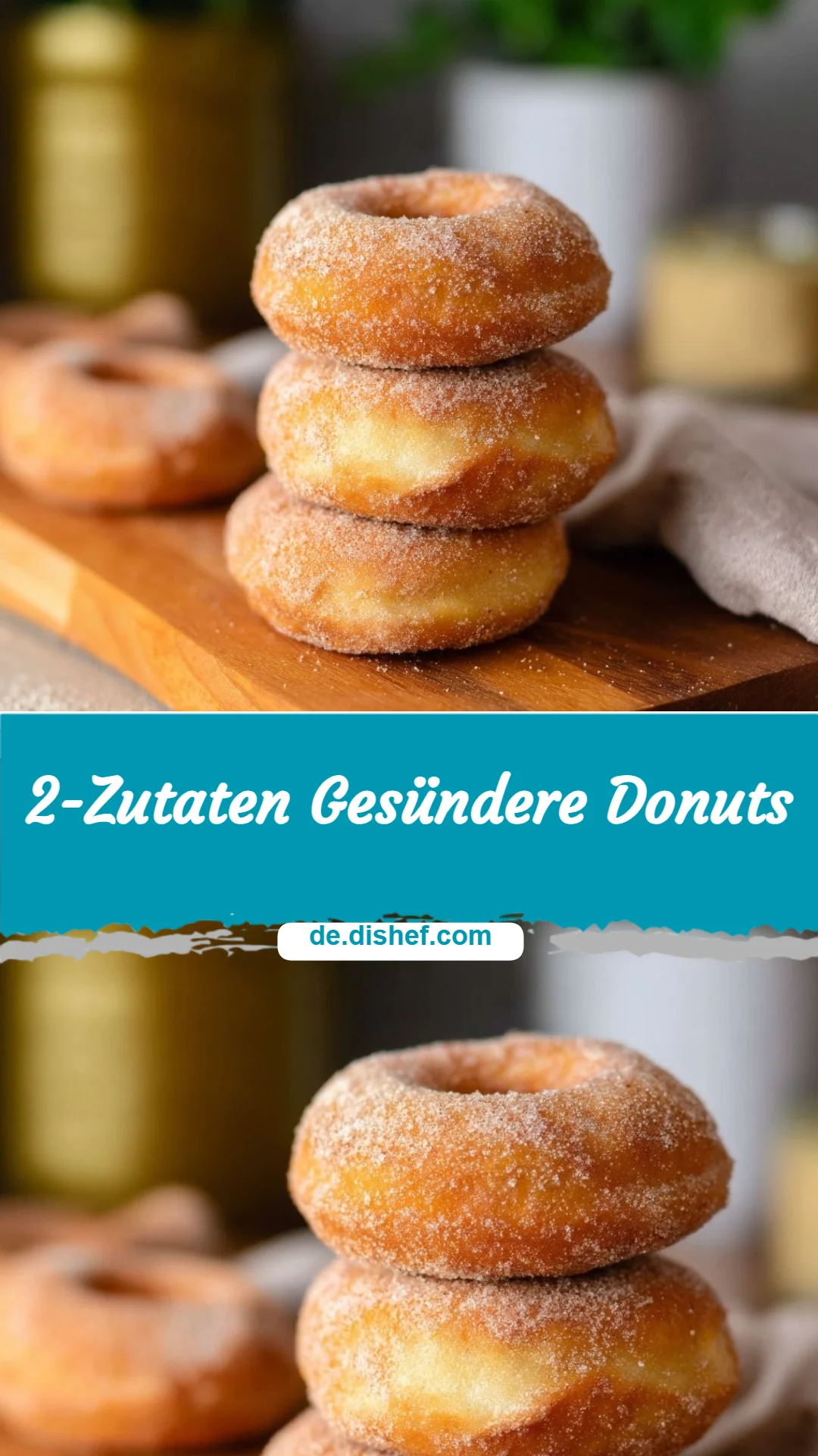 2-Zutaten Gesündere Donuts
