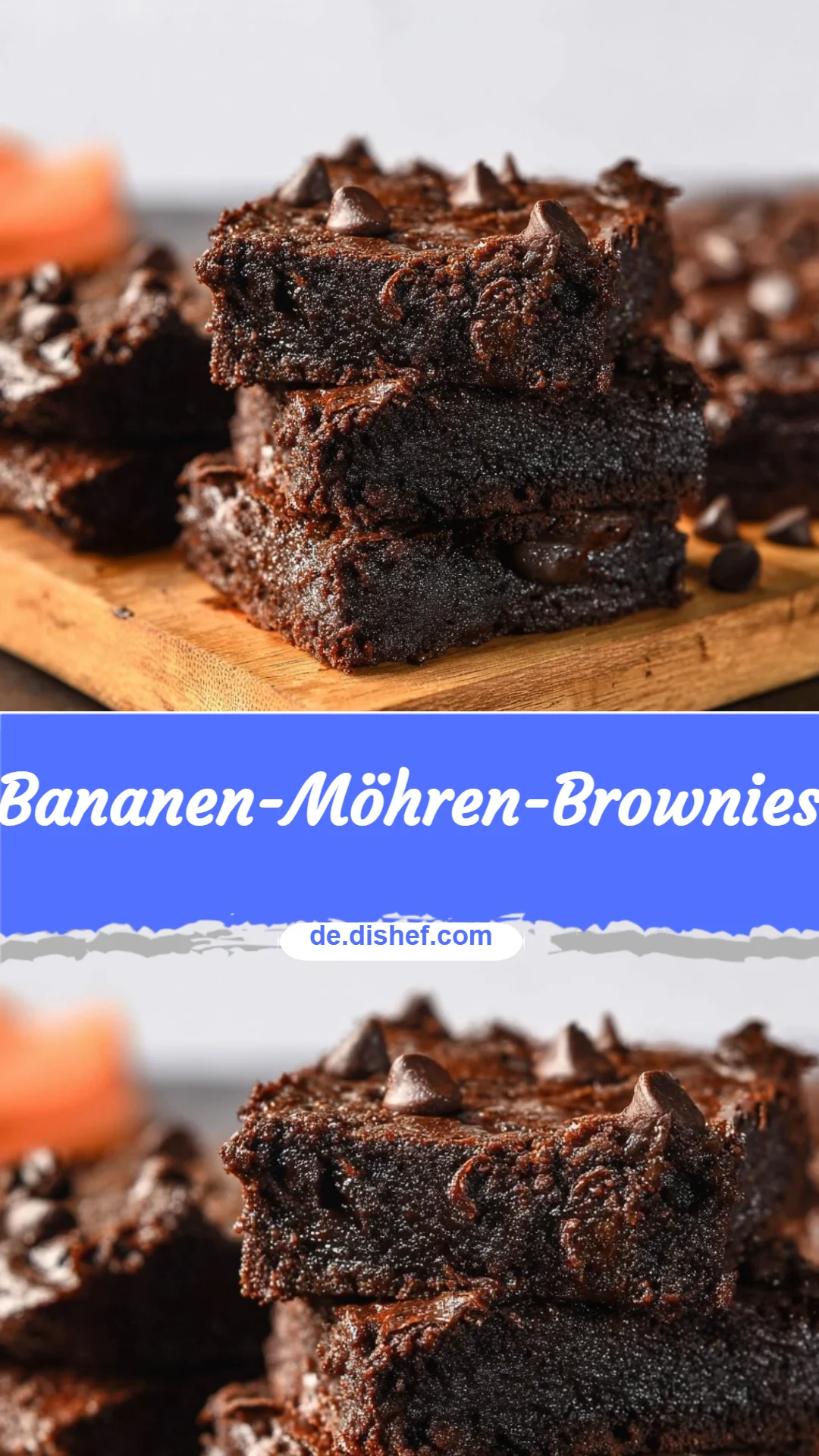 Bananen-Möhren-Brownies
