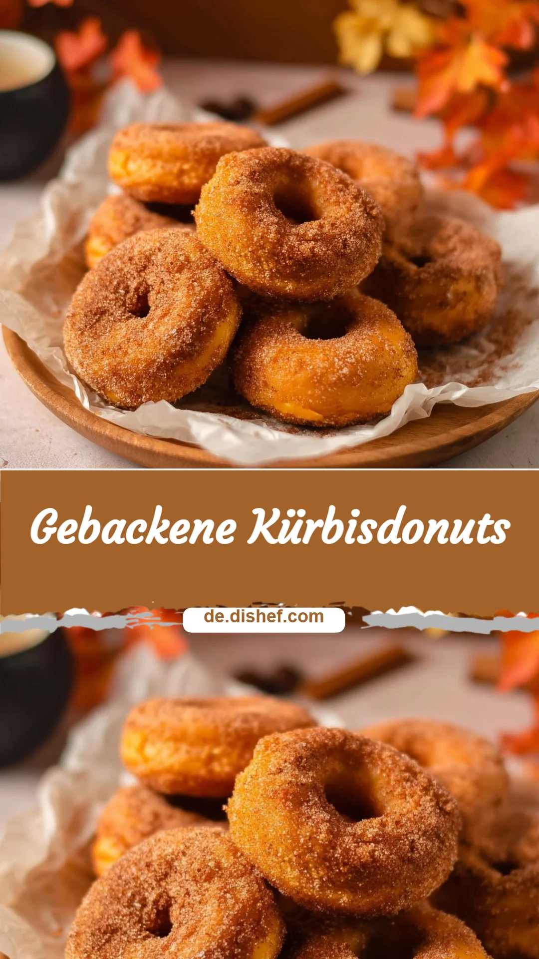 Gebackene Kürbisdonuts