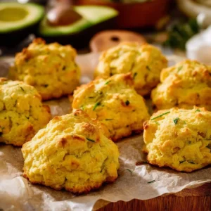 Hausgemachte Mais-Kekse auf einem Teller, frisch gebacken und goldbraun.