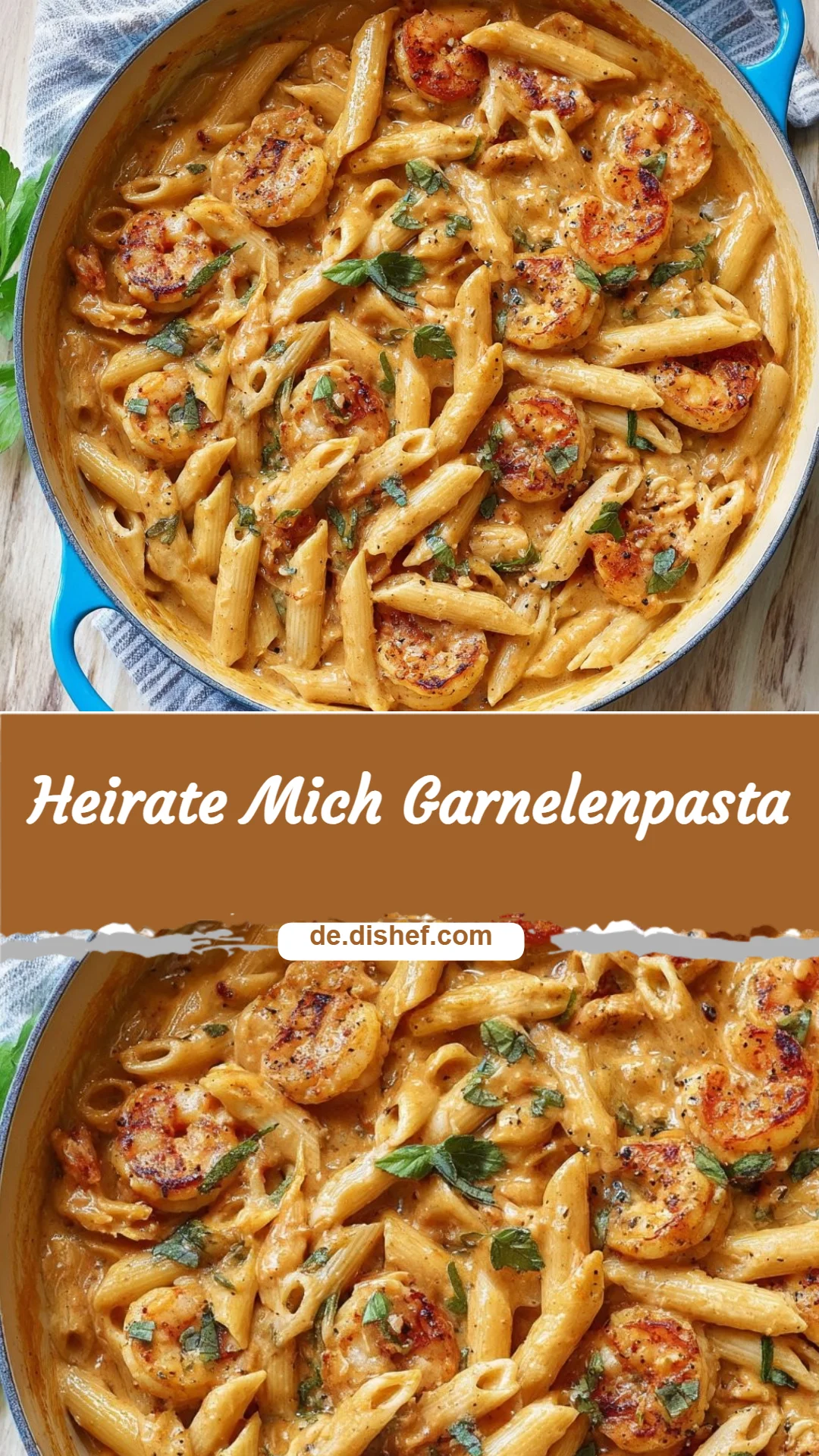 Heirate Mich Garnelenpasta