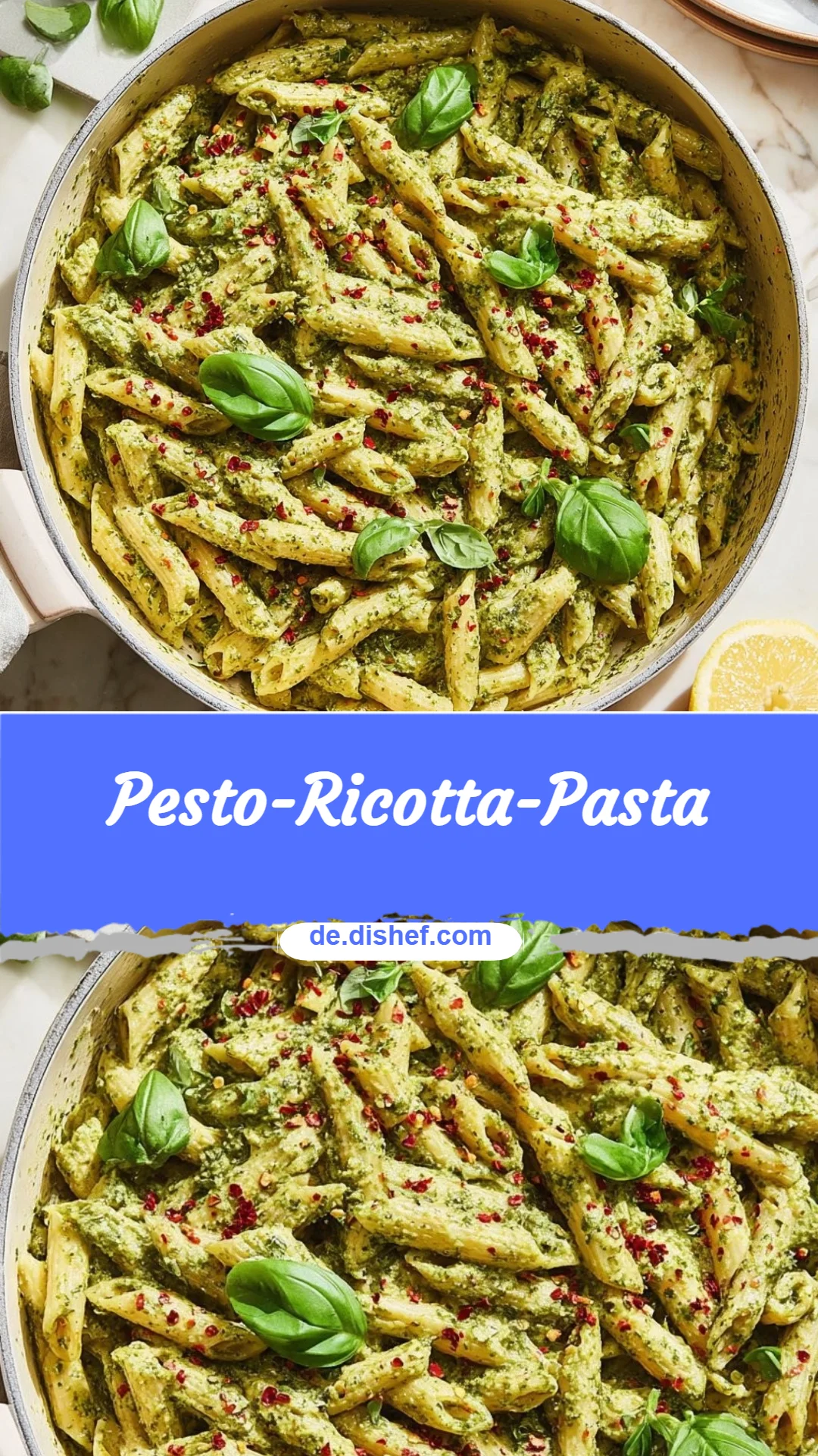 Pesto-Ricotta-Pasta